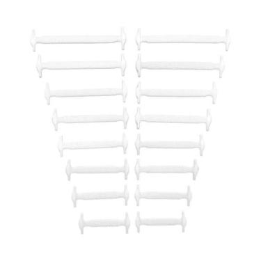 Imagem de Cadarços Elásticos De Silicone Para Crianças, 16 Peças, Sem Amarração,