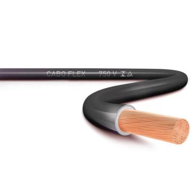 Imagem de Metro De Cabo Flexível Fio Elétrico Megatron 6Mm 750V Preto