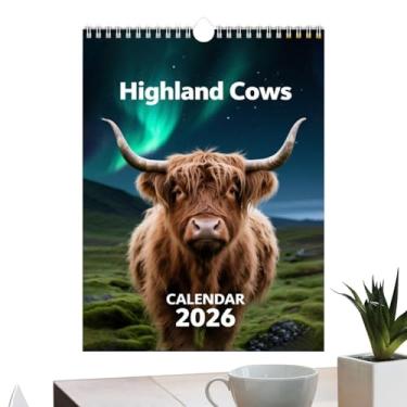 Imagem de Calendário de fazenda 2026, agenda de decoração de parede para presente de 12 meses - Calendário mensal de planejamento familiar de gado, para amantes de animais, adultos, família, mulheres, homens