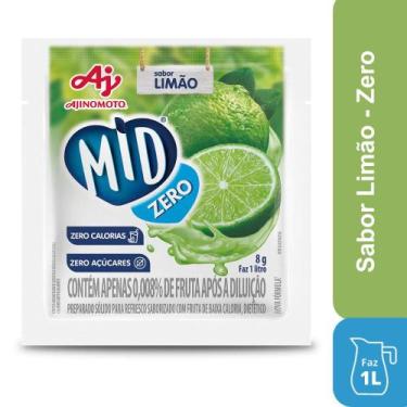 Imagem de Refresco Em Pó Mid Zero Sabor Limão 8G - AJINOMOTO