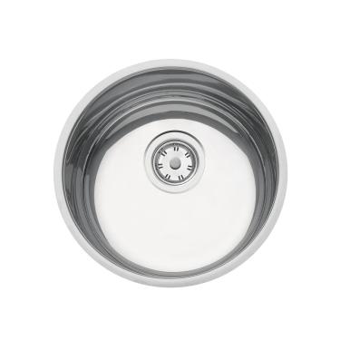 Imagem de Cuba Redonda Std.Aço Inox 30X14 Po