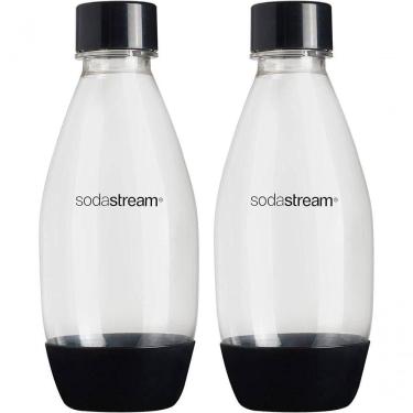 Imagem de Conjunto De 2 Garrafas Plásticas 500ml Sodastream Preta