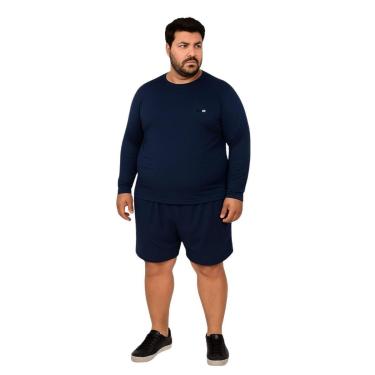 Imagem de Camiseta Manga Longa Com Proteção UV FPS50 Plus Size-Masculino