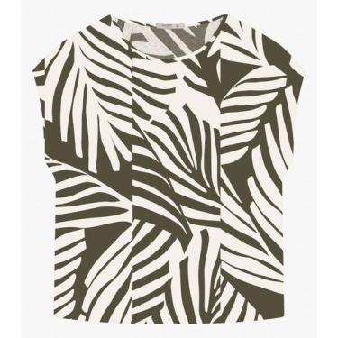 Imagem de Blusa Manga Curta Plus Size Secret Glam Verde, Plus G4, Verde