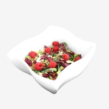 Imagem de Tigela Melamina 500ml Branca Ondulada Premium Reforçada - Best