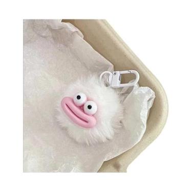 Imagem de Chaveiro De Pelúcia Boca De Salsicha De Palhaço Engraçado, Feio E Fofo