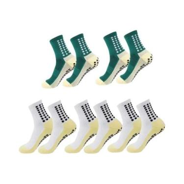 Imagem de Meias Masculinas Antiderrapantes Para Futebol, Basquete, Yoga, Meias E