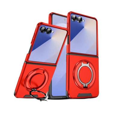 Imagem de 360 graus Capa Protetora Magnética Antichoque Para Samsung Z Flip 6 7 