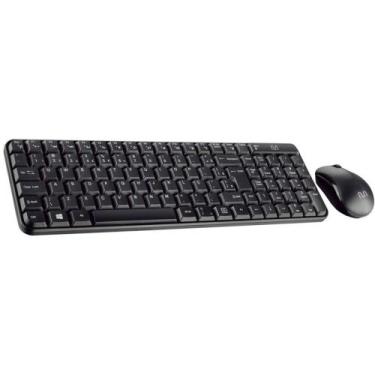 Imagem de Kit Perifericos Tecl+mouse S/FIO 1000DPI COMP. KIT - Multi