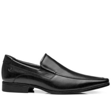 Imagem de Sapato Social Pegada Masculino em Couro Preto 127005-01-Masculino