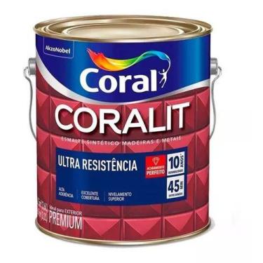 Imagem de Tinta Coralar Esmalte Brilhante Galao - Branco 3,6L
