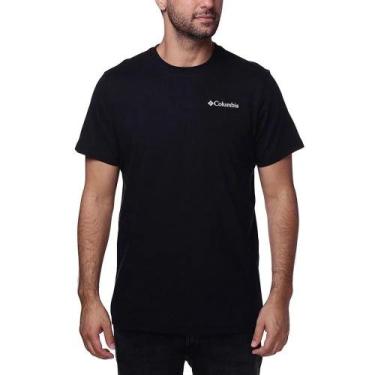Imagem de Camiseta Columbia Masculina Basic Plus Size Preto, 1SG, Preto