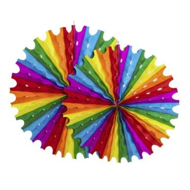 Imagem de Enfeite Junino - Círculo Colorido - Popper