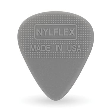 Imagem de Palheta D'Addario Nylflex Espessura 0,75mm Média Nylon Cinza 1NFX4-10 Unidades