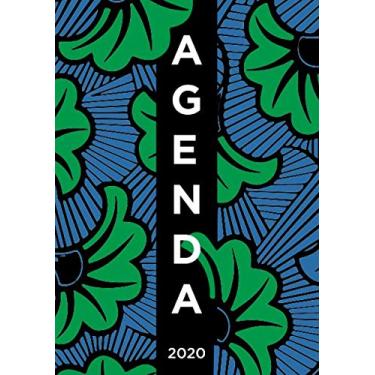 Imagem de Agenda 2020: 12 mois Semainier 2020 - De Janvier a Décembre 2020 - Taille A5 - Motif Wax Africain tissu hollandais