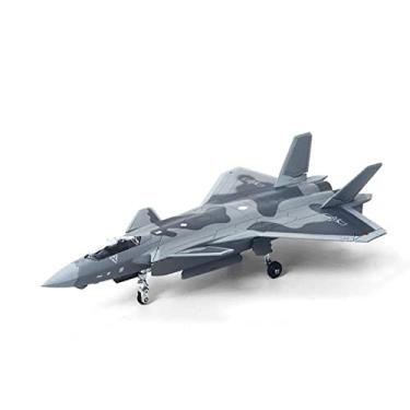 Imagem de TECKEEN 1/144 China J-20 Eagle Fighter Attack Plane Metal Fighter Military Model Fairchild Republic Diecast Plane Model
