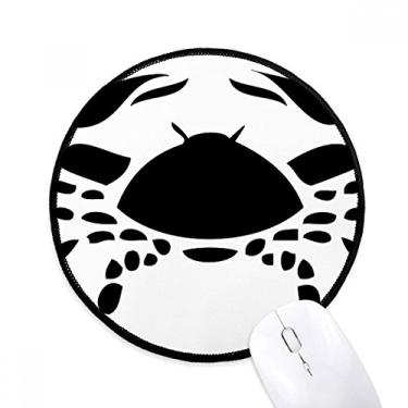 Imagem de DIYthinker Tapete de mouse com signo do zodíaco de câncer de constelação para escritório tapete redondo para computador