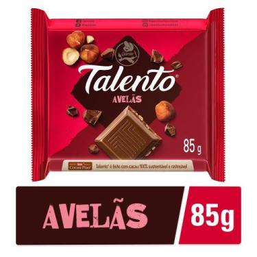 Imagem de Chocolate Talento Sabor Avelãs 85G