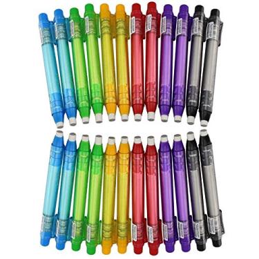 Imagem de Borracha de lápis portátil divertida estilo caneta apagadores Ipienlee para presente de artistas ou estudantes, 001-24pcs