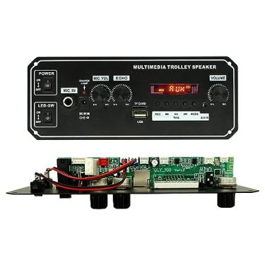 Imagem de Generic Placa de decodificação de MP3 Bluetooth Placa de amplificador de áudio Decodificação dupla Desligar função de memória Luz RGB MP3 WMA WAV Flac Ape