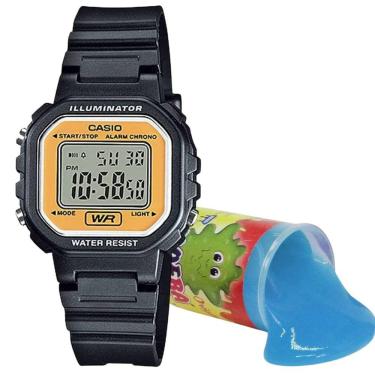 Imagem de Relógio de Pulso Casio Infantil Digital Standard Preto LA-20WH-9ADF + Brinquedo