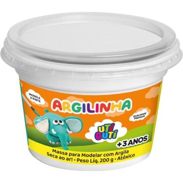Imagem de Argilinha Massa De Modelar Com Argila 200g Utiguti