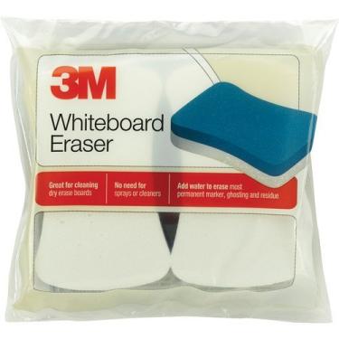 Imagem de Borracha de quadro branco 3M para quadros brancos, pacote com 8