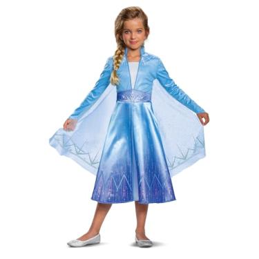 Imagem de Disguise Disney Elsa Frozen 2 Deluxe Girls' Halloween Costume Blue, 2T