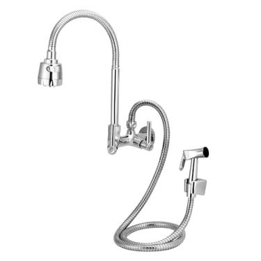 Imagem de Torneira Cozinha Metal Monocomando Gourmet Ducha Extensível