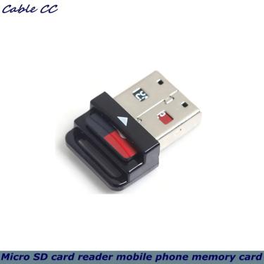Imagem de Leitor de cartão micro sd tf  adaptador de cartão micro sd  usb 2.0  sdhc  sdhc  até 32gb