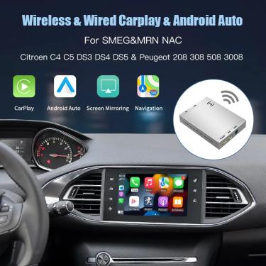 Imagem de Câmera reversa sem fio Carabar  Apple Carplay  Android Auto se Fits para Peugeot Citroen SMEG MRN