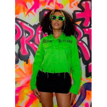 Imagem de Jaqueta Jeans Beyoncé Verde - Imprópria