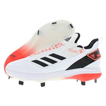 Imagem de adidas Chuteira de beisebol masculina Icon 7 Boost, Branco/Preto/Vermelho Solar., 46