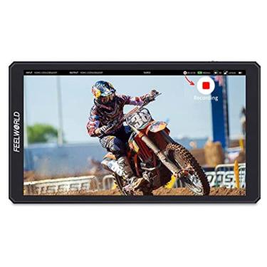Imagem de FEELWORLD Monitor de gravação CUT6 de 6 polegadas com HDR 3D LUT Waveform 1920 x 1080 pixels, monitor de tela sensível ao toque USB 2.0, gravador FHD IPS 4K HDMI