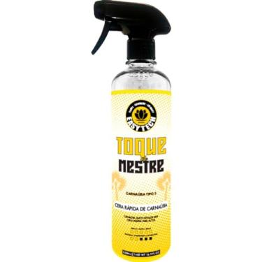 Imagem de Cera Toque de Mestre 500ml Easytech, à base de carnaúba, para realçar brilho e suavidade da pintura
