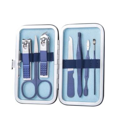 Imagem de Tesoura cortador de unhas conjunto alicate de pele morta alicate de corte de unhas faca pedicure sulco do prego ferramenta de manicure, 1