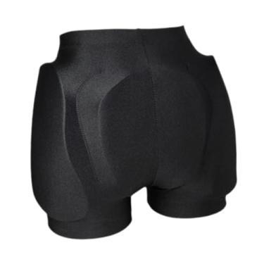 Imagem de Kokiya Shorts acolchoados para patinação artística, equipamento de proteção, protetores de quadril, protetores de quadril para skate, L