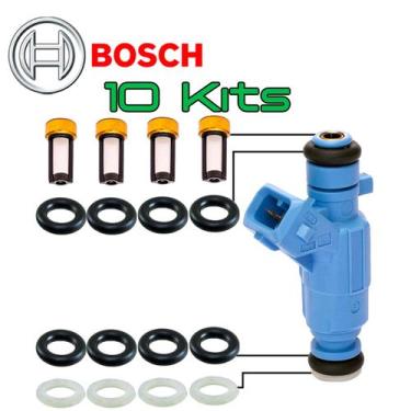Imagem de 10x Kits de Reparo Bico Injetor Bosch Ev6 Completo - SEEDS AUTOMOTIVE