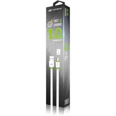 Imagem de Cabo usb-micro usb 2,0a 1m cb-100wh c3t - C3Tech