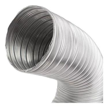 Imagem de Tubo Alumínio 120mm Semi Flexível Para Saída De Ar Multivac