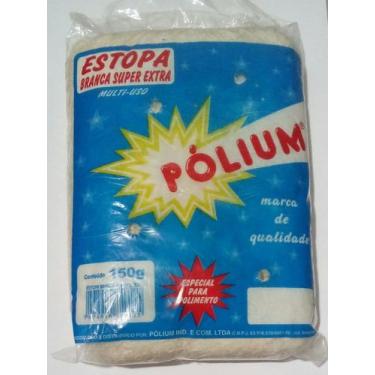 Imagem de Estopa Branca Super Extra 150 gr Pólium, Branco, ,150
