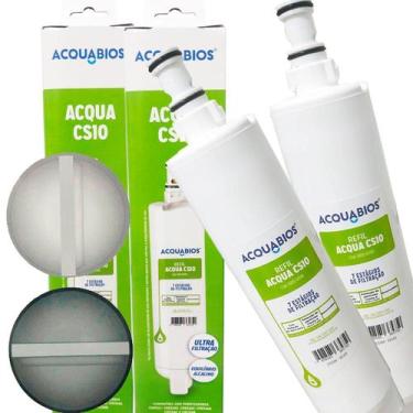Imagem de Kit 2 Filtro Refil Classe A Compatível Purificador Consul - Acquabios