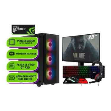 Imagem de PC Gamer Alligator Shop Intel Core i5 3470, GeForce GT 730 4GB, Memori