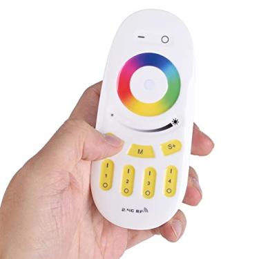Imagem de Controle Remoto 4 Zonas 2.4G, Tela Sensível Ao Toque que Muda de Cor Escurecimento Brilho Controle Remoto para Luz de Tira LED