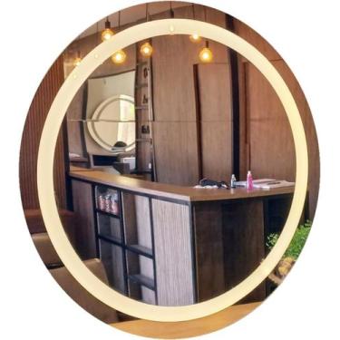 Imagem de Espelho Penteadeira Camarim 80 cm com luz de Led - Top Vidros, Cor do 
