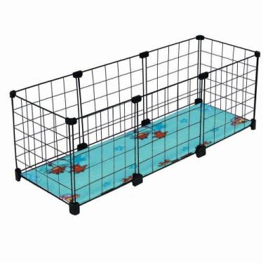 Imagem de Cercado Gaiola Aramado Porquinho Da ÍNdia Coelho Preto - IGUANNA, PRET