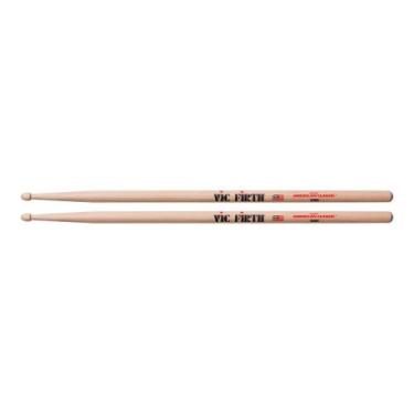 Imagem de Baqueta 8D Hickory Vic Firth X8D Extreme Ponta Madeira