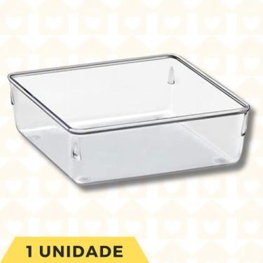 Imagem de 1 Un Organizador Acrilico Multiuso Gavetas Talheres Alimentos - PLASTU