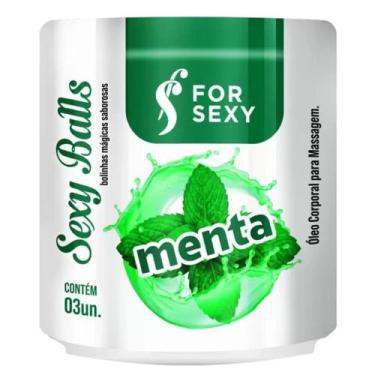 Imagem de Sexy balls beijáveis menta com 3 unidades - F.S. Forest Sun