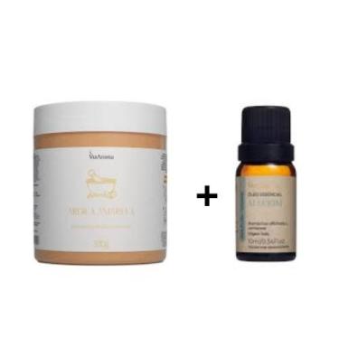 Imagem de Kit 1 Argila Amarela 300 gramas + 1  Óleo Essencial Alecrim  10ml - Vi